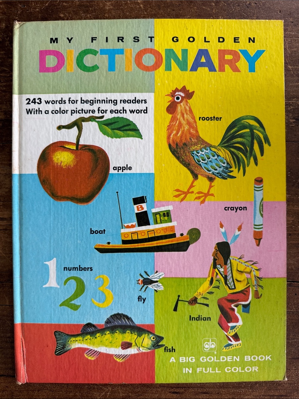 1973 My First Golden Dictionary Picture Book Richard Scarry Illustrated